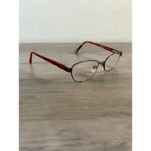Marcho East‎ Side Barbizon Red Frame Women's Eyeglasses Glasses EUC